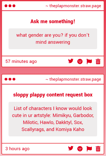 flutterraped's tweet photo. 1/ i am whatever you want me to be! its 2026

2/ milotic seems interesting and maybe worth doing. thats a very random list altogether, i assume this is the msm person since these are mostly msm characters https://t.co/UmHY0sWfdU