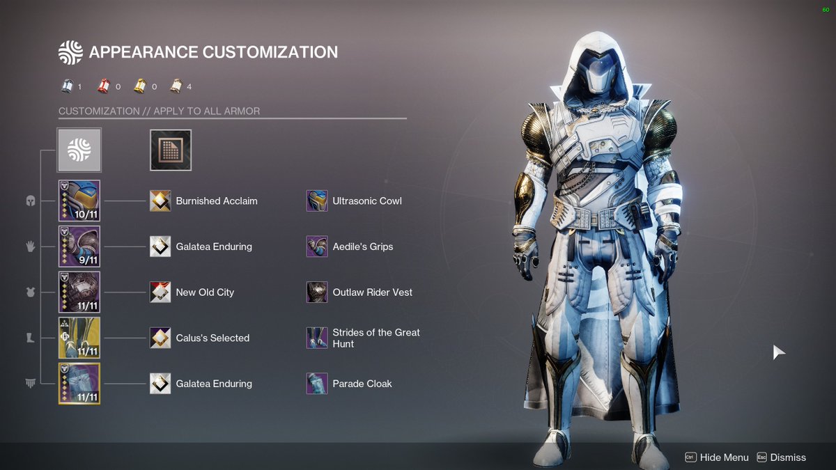 AxManIsMe's tweet photo. Most Hunters go for all black, I went in the opposite direction. #DestinyFashion https://t.co/JnJrA8fWJE
