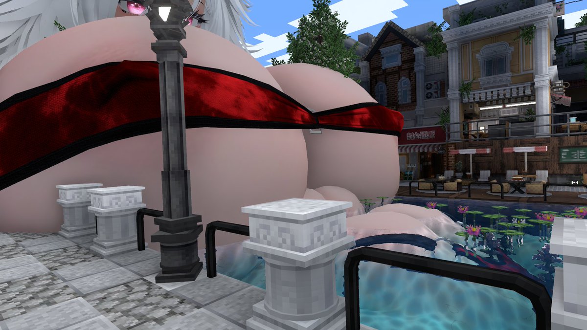 OmeGastherVT's tweet photo. Ahh, this water feels amazing~  Wanna come join me?~😋

#VRChat #Giantess #SizeDifference #sizevrc https://t.co/zFiEPDBAn6