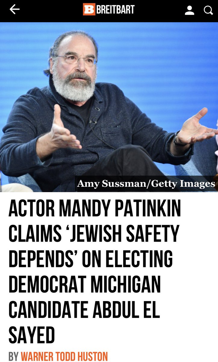 AngelaBoxShow's tweet photo. Damn #MandyPatinkin this is some next level #SelfHatingJew -ing

😱😱😱

#Midas #AbdulElSayed #MuslimBrotherhood #MichiganSenate #MikeRogers @PatinkinMandy @AbdulElSayed @MikeRogersForMI @BreitbartNews https://t.co/0h9ELuFN7C