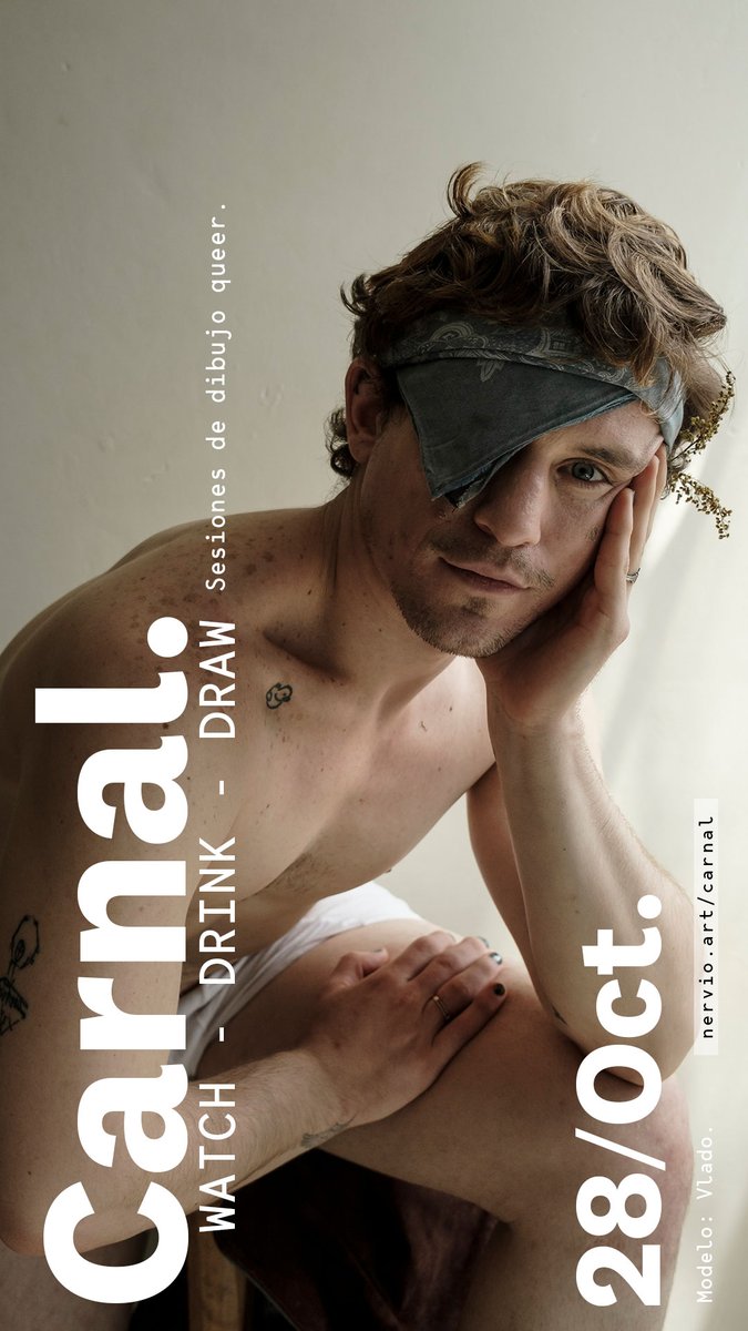 NervioArt's tweet photo. Carnal. v10. Vlado.
Sesiones de dibujo queer por NeRViO.

Miércoles 28 de octubre | 8 - 10 pm
Americana, Guadalajara.

Cupo limitado.
Reserva aquí: https://t.co/buOpTA8ISP https://t.co/dJZWVYYKnW