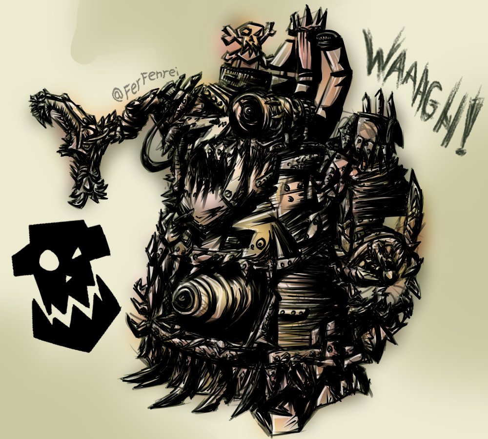 FerFenrei's tweet photo. Alter ver     

#Orktober #Waaagh #warhammer40k https://t.co/HDMv1UYgnh