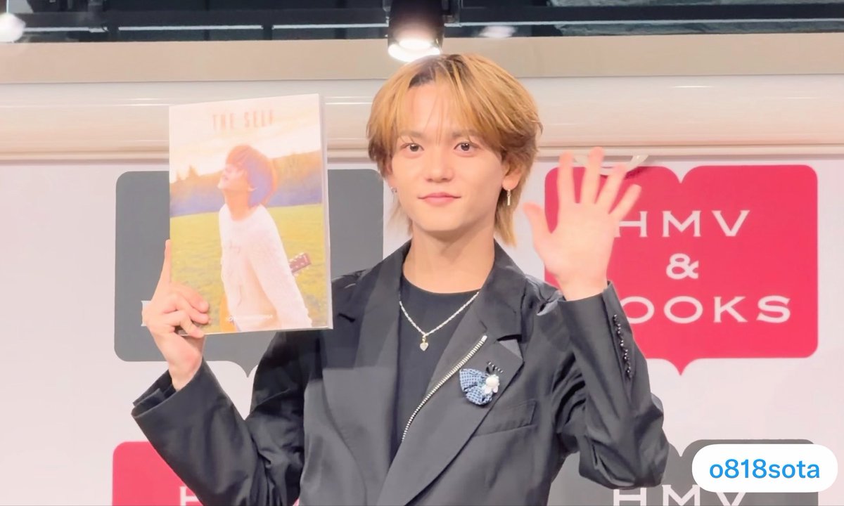 o818sota's tweet photo. 6/13 THE SELF発売記念イベント
どんな出来事も自分だけの感性で笑顔に変えていく颯太くんが大好きです✨ 颯太くんがいるから頑張れて、颯太くんの言葉や考え方を通して新たな自分に出会える。中島颯太くんは私にとって救いの人です⭐️ https://t.co/59Go4TabGG