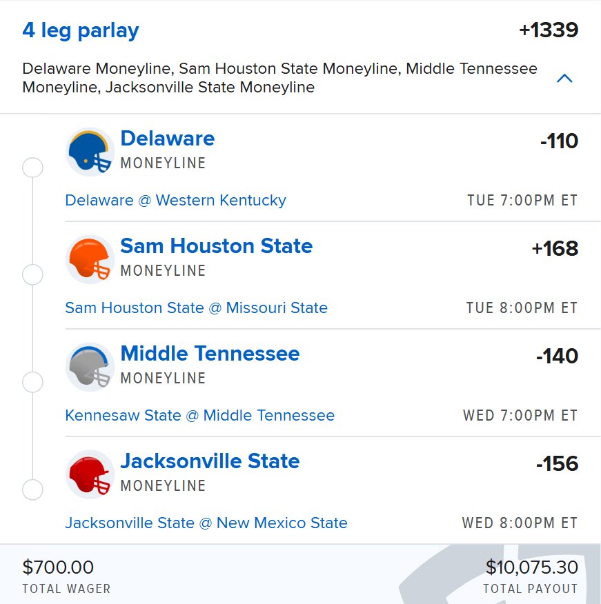PropJoeDFS's tweet photo. Are you going to overthink College Football? https://t.co/bqtpXIYchZ