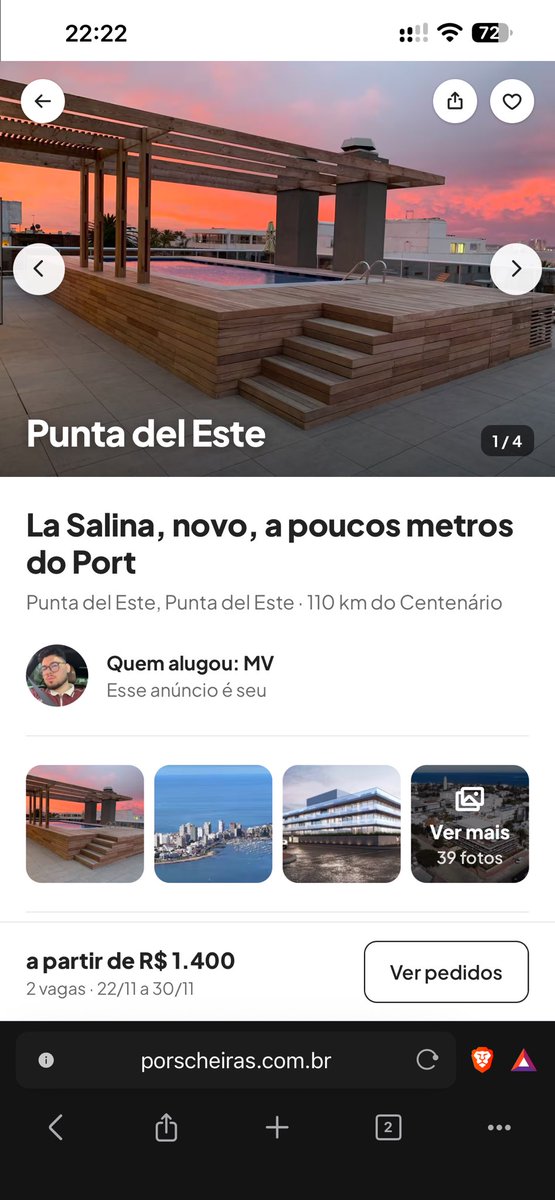 mvtcreator's tweet photo. sim, eu vibecodei um site pra palmeirense que vai pra montevidéu rachar airbnb e rachar carro e combinarem os pontos de encontro

alo adibe cimed bora fazer acontecer https://t.co/BppZNrPA78