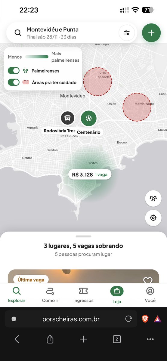 mvtcreator's tweet photo. sim, eu vibecodei um site pra palmeirense que vai pra montevidéu rachar airbnb e rachar carro e combinarem os pontos de encontro

alo adibe cimed bora fazer acontecer https://t.co/BppZNrPA78