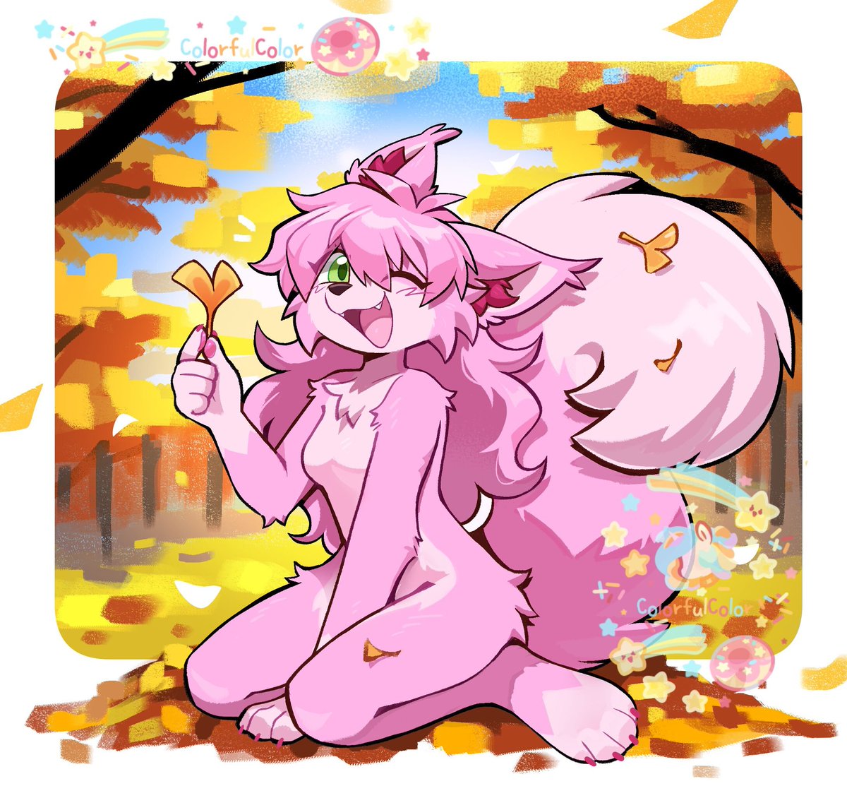 ColorfulCo1or's tweet photo. 🍂commission🩷 https://t.co/nj2S67tRtQ