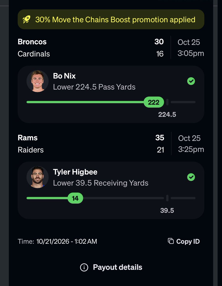 GTVibes_'s tweet photo. I’ve been too busy to post but you know the drill @Auto_DFS 

Used this link to hit parlays like this and used code (GTV1BES) for 35% off 

https://t.co/GvfvwPkUp0 https://t.co/37kbkl90jr
