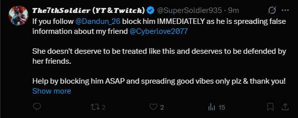 Dandun_26's tweet photo. @Cyberlove2077 @SuperSoldier935 so yall want some more smoke huh(26 year old woman by the way🥀) you got the audacity to post bout me again alright fine you asked for it, i never said you're a pedo i said you might be one because so much people exposed you
read threads below👇❗️ https://t.co/Zky3AHg4F8
