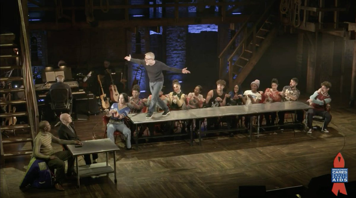 RachelChang's tweet photo. Nothing has stood the test of time more than the choreography to “La Vie Bohème!” 😍 #Rent30 https://t.co/HkPmnwt4Jk