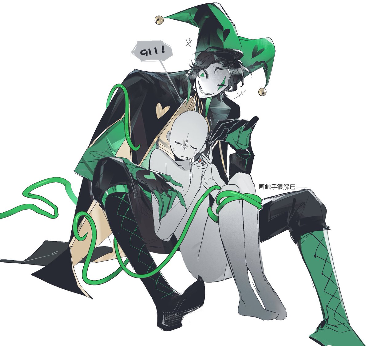 TTmilimili's tweet photo. 这是我早期的作品，那个时候我把他画得危险又迷人
#thefreakcircus #tfc https://t.co/z1bJ6XxyXc