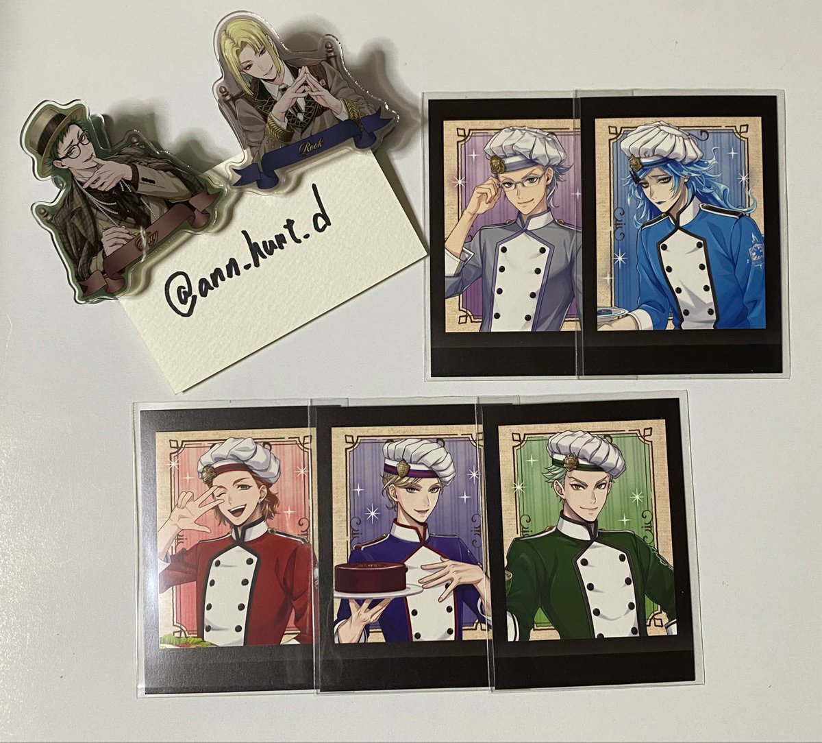 ann_hunt_d's tweet photo. @1 交換　ツイステ　ぱしゃこれ　マスシェフ

譲→箔押し　カリム
N ⭐︎アズール、⭐︎イデア、ケイト、ヴィル、セベク

求→箔押し　ルーク
N トレイ2、ルーク2、ジャック

Nの⭐︎は無印含む2:2〜
郵送、または池袋（画像③）手渡し
箔は箔との交換のみ
箔含む取引最優先

よろしくお願いします https://t.co/dMnaM7INFN