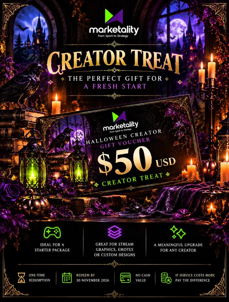 bethpheonix090's tweet photo. From custom emotes to complete stream overlays: The creator upgrade voucher is here👑

📩 contact@marketality.com
💬 Discord: https://t.co/oSDCOEWeGt

#StreamGraphics #TwitchOverlays #TwitchDesign #ChannelBranding #StreamerOverlay #GraphicDesignForStreamers #Marketality https://t.co/yU5SEhUy1i