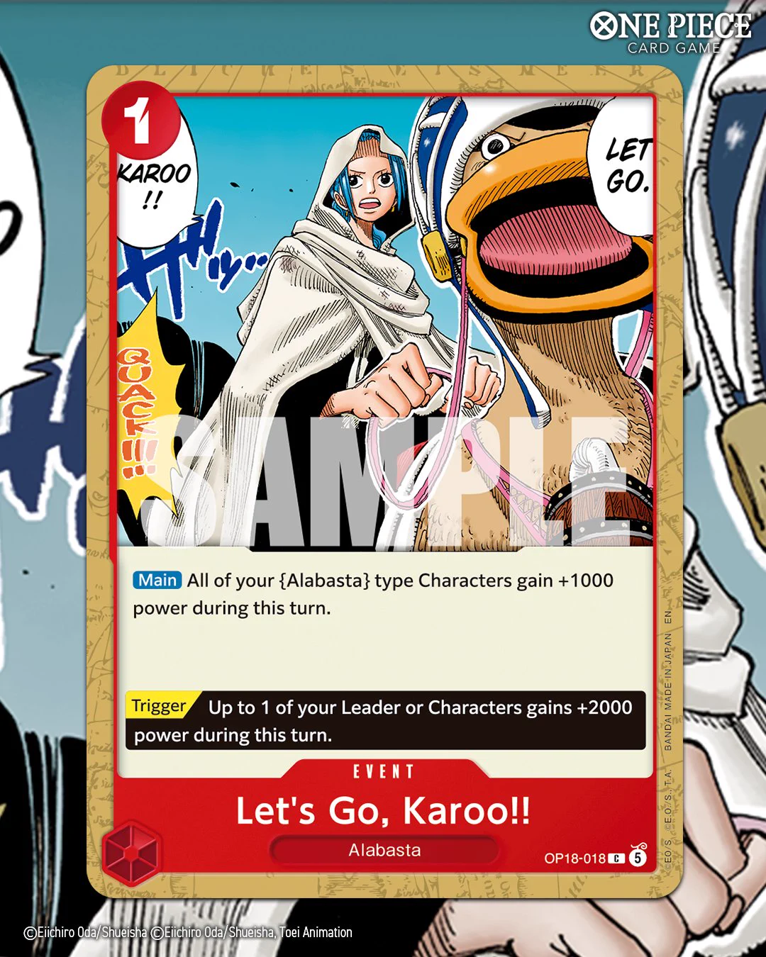 Official One Piece Card Game English Version on X: 