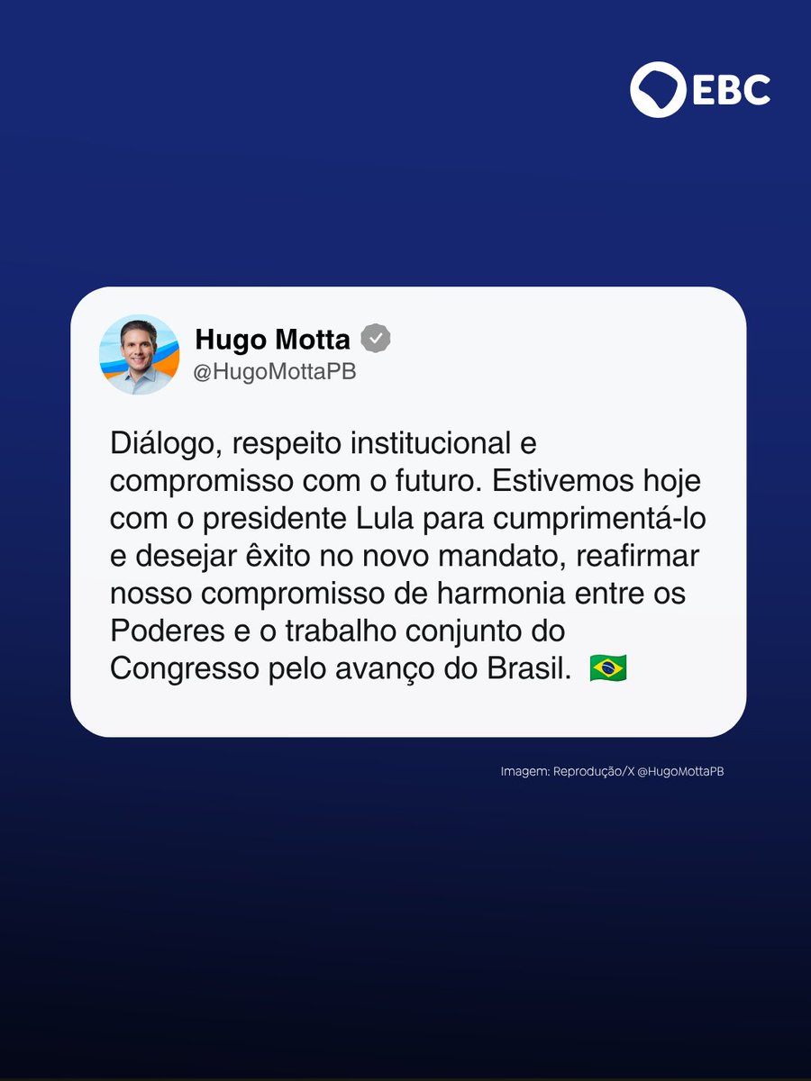 ebcnarede's tweet photo. Os presidentes do Senado, Davi Alcolumbre, e da Câmara, Hugo Motta, se reuniram, nessa segunda-feira (26), com o presidente reeleito, Luiz Inácio Lula da Silva, após a vitória nas urnas.

Eles reafirmaram o compromisso com o diálogo institucional e a harmonia entre os Poderes. https://t.co/zkjTNqcKEW