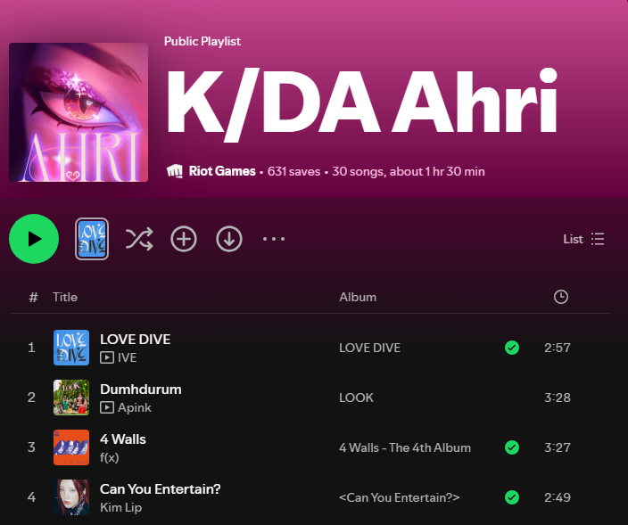 gimmethatlip's tweet photo. KIM LIP IS ON THE AHRI PLAYLIST OMFG STARTS DROOLING https://t.co/ABfWXLgGqb