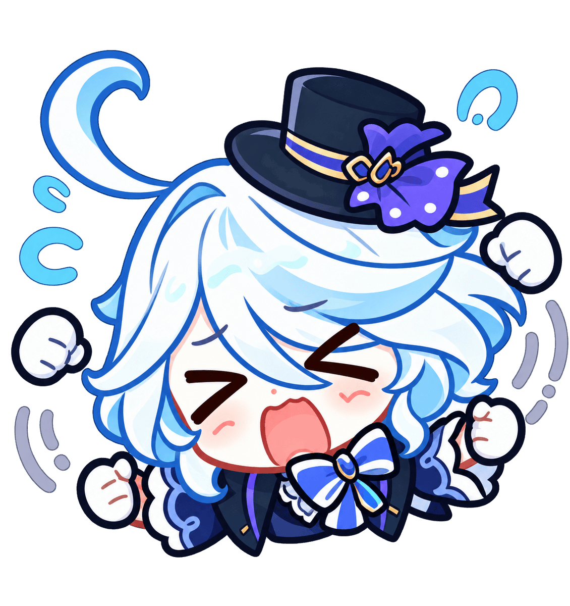 Firefly_Klon's tweet photo. Whose little blueberry muffin is this? 
(♡(˃͈ દ ˂͈ ༶ )

#GenshinImpact #Furina https://t.co/2ep8S5f6ev