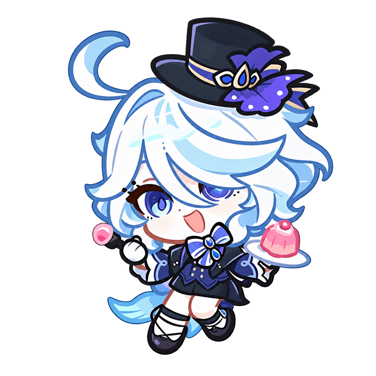 Firefly_Klon's tweet photo. Whose little blueberry muffin is this? 
(♡(˃͈ દ ˂͈ ༶ )

#GenshinImpact #Furina https://t.co/2ep8S5f6ev