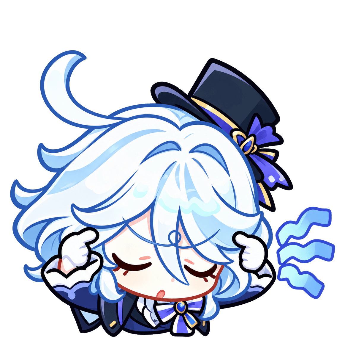 Firefly_Klon's tweet photo. Whose little blueberry muffin is this? 
(♡(˃͈ દ ˂͈ ༶ )

#GenshinImpact #Furina https://t.co/2ep8S5f6ev