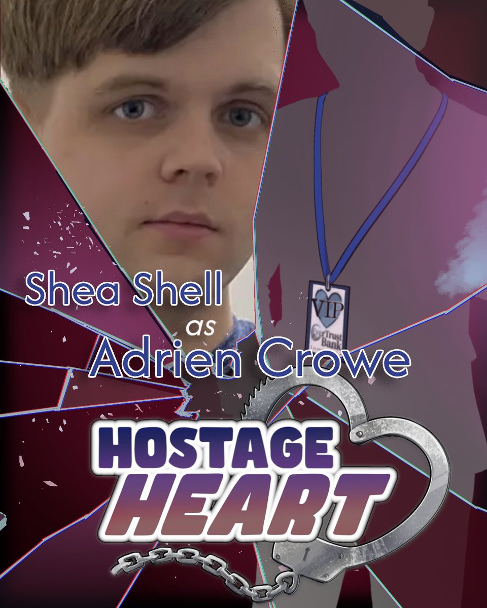 tenshideve's tweet photo. 📣HOSTAGE HEART Role announcement! 

"If you ever trust a bank, make sure it's EverTrust."

Adrien Crowe, EverTrust's CEO. Architect behind the bank's transformation into the country's largest financial institution.

And now, the girls want to kill him. 

Voiced by @sshell101. https://t.co/fSvQoVIWDl
