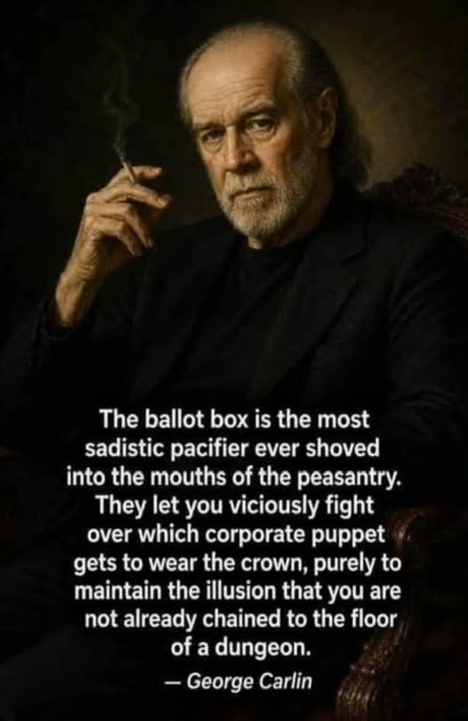 nashman00769's tweet photo. Wise words from George Carlin. https://t.co/8yNu3GhAEd