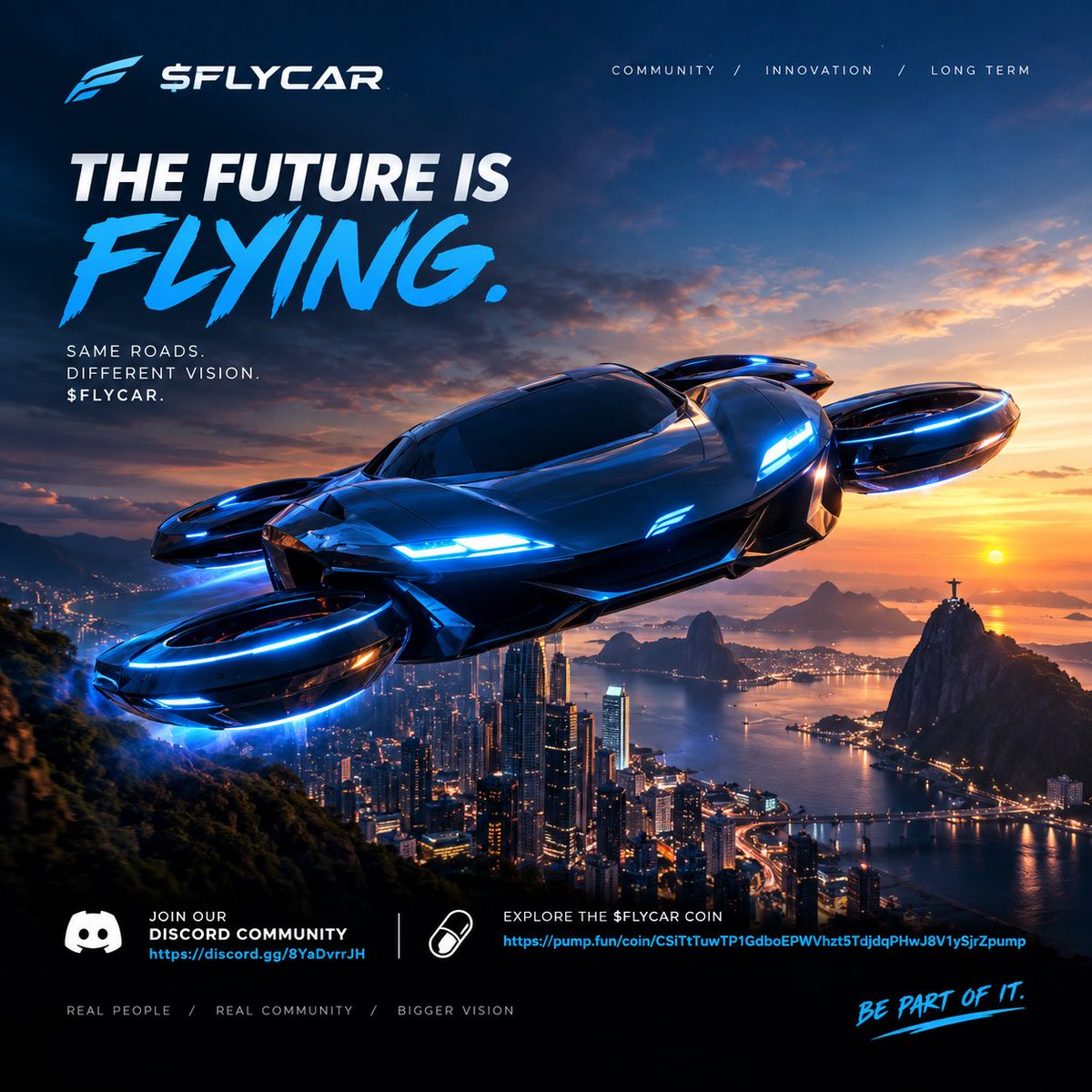 FlyCarCoins's tweet photo. @sled_o Join the community:
https://t.co/owdwgrsx3J

Discover the coin:
https://t.co/IPNAxlJ62k https://t.co/SfoUp78z8S