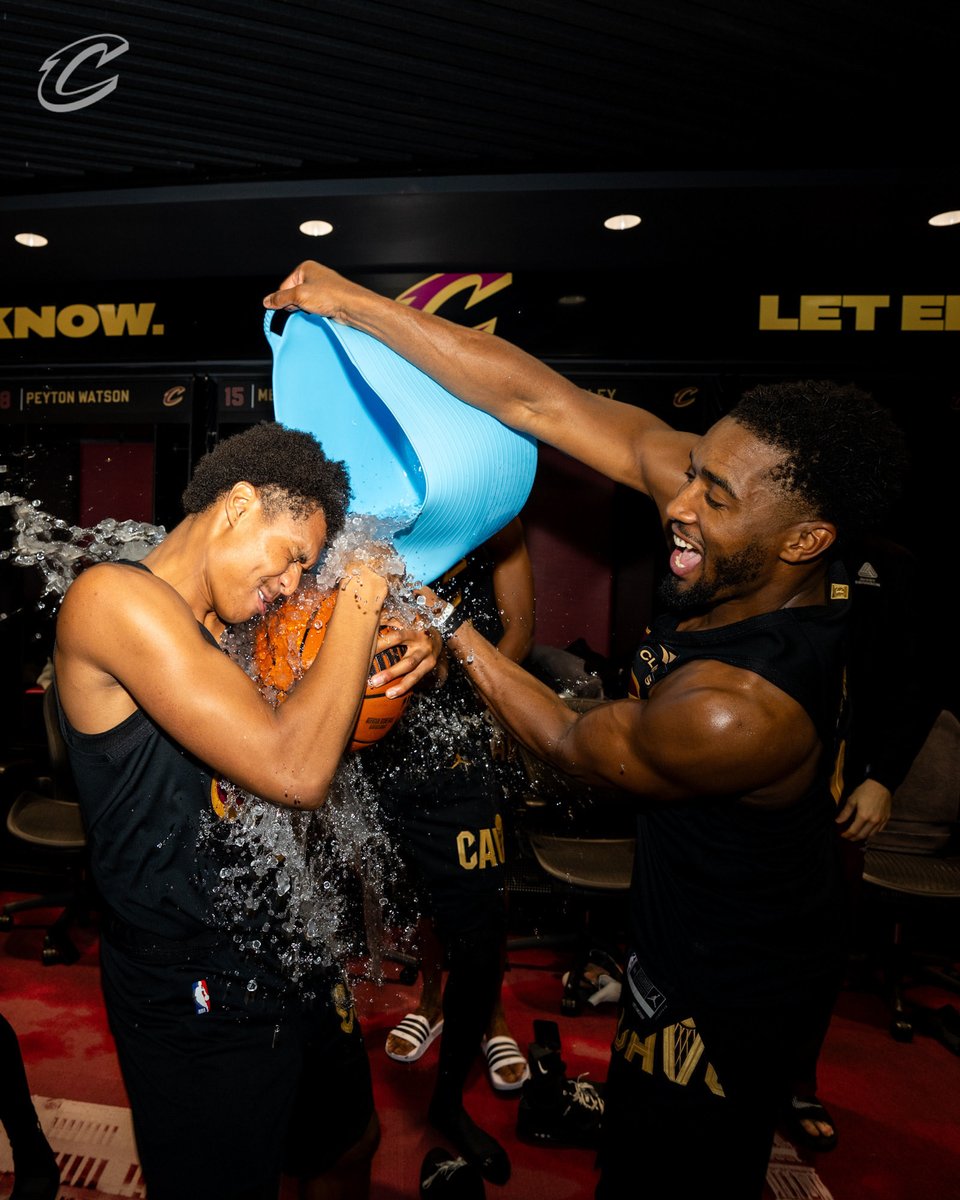 cavs's tweet photo. GAME BALL FOR LEEK. #LetEmKnow https://t.co/qrHbI5Y9pi