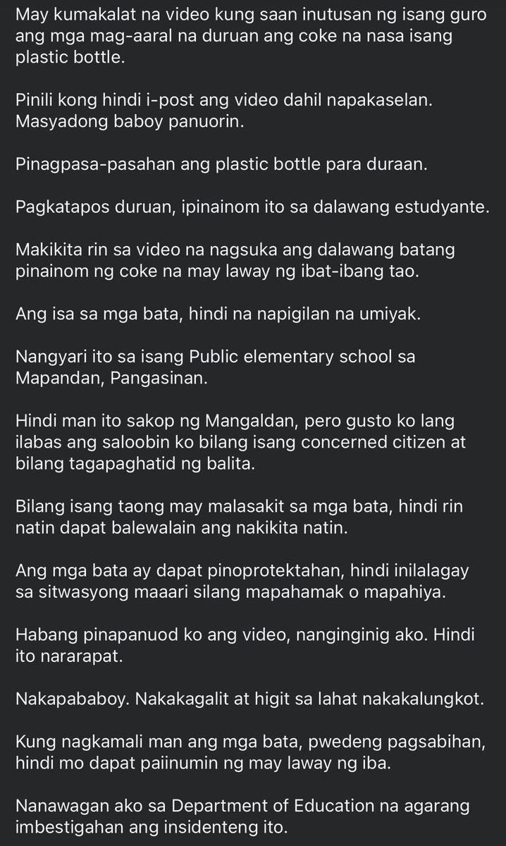 istromboli's tweet photo. ANG BABABOY! Nakakaloka! Ano na bang nangyayare sa mga eskwelahan natin? 😭 https://t.co/87iTFo7u15