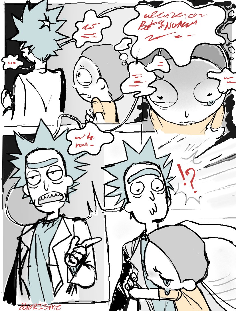 BoverIsMe's tweet photo. make up what they say, I only wanted to make angst

#rickandmorty https://t.co/ICFDYOLMqY