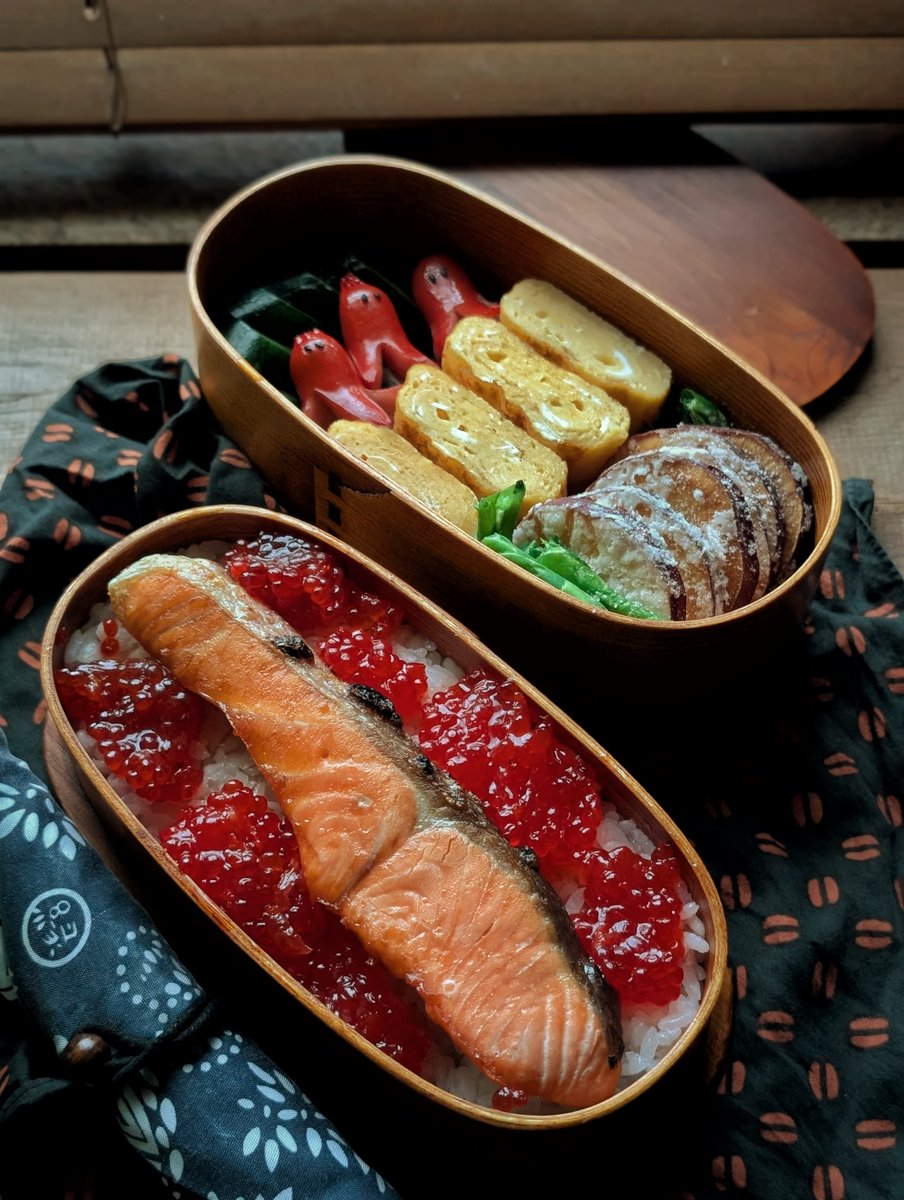 Tiger_McRover's tweet photo. 今日の昼飯。はらこ飯弁当作った。うめぇに決まってる！ https://t.co/dxt9EXofsg