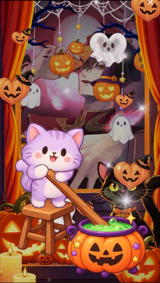 quo_sp's tweet photo. この前の、たくさんありがとう

いぬちゃん、ハロウィン背景1番に飾ってくれてありがとう、落ちてくるカボチャかわいいね

まるり！ハロウィン背景を一番豪華に飾ってくれてありがとう！！！ハロウィン1番の思い出だね⊂( ᴖ ̫ᴖ)⊃

くまのみ、豪華２点セット！！今月も来すぎてます、本当ありがとう https://t.co/HFjZSI1OdL