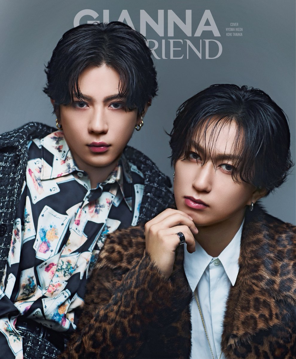 GIANNABOYFRIEND's tweet photo. ✨GIANNA BOYFRIEND W表紙解禁
#池田彪馬 #田中洸希 #スパドラ #SUPERDRAGON

10/28発売
#GIANNABOYFRIEND 12
㊗️初登場
W表紙(BACK COVER)&FASHIONグラビア12P特集
特別付録／A4サイズ両面フォトカード💕
池田彪馬さん&田中洸希さん（SUPER★DRAGON）

楽天ブックス、Amazon等
先行予約👇
https://t.co/NXpAQQqEe1

池田彪馬さん&田中洸希さんがW表紙(BACK COVER)&FASHIONグラビア12P特集で初登場‼️
特別付録／A4サイズ両面ピンナップもお楽しみに💕

📣池田彪馬さん&田中洸希さん NEWS
✨SUPER★DRAGON DRA FES 2026 開催決定！
【東京】豊洲PIT
2026年12月19日(土)
＜1部＞開場13:30／開演14:30
＜2部＞開場17:30／開演18:30
詳細は公式SNS、HPよりチェック！
https://t.co/yZfAorMdSD

@Supdra_staff
@SD3info
