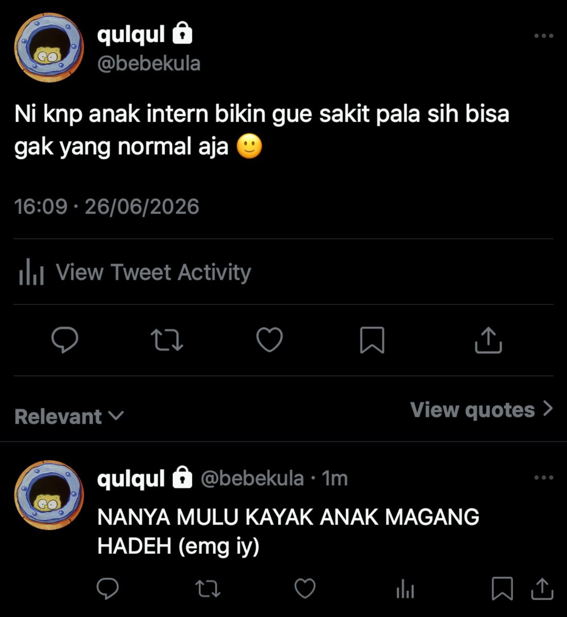 drivinblue's tweet photo. #stormlens anak intern dan mentornya itu https://t.co/59McOozn7O