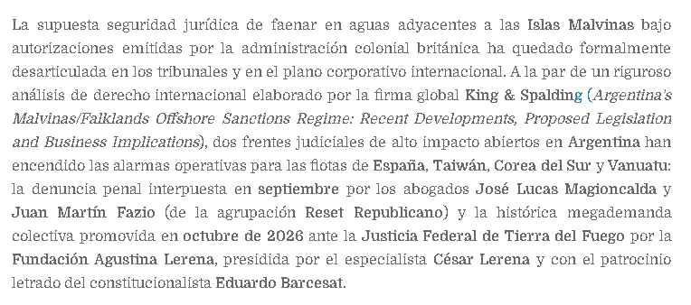 ResetRep's tweet photo. Según el Presidente de CESPEL, nuestra denuncia contra las pesqueras que operan con autorización británica, es una de las iniciativas judiciales que ha desarticulado la "seguridad jurídica" de la explotación colonial, mientras el Reino Unido no ofrece garantías a esas pesqueras. https://t.co/8gyThMWpfj