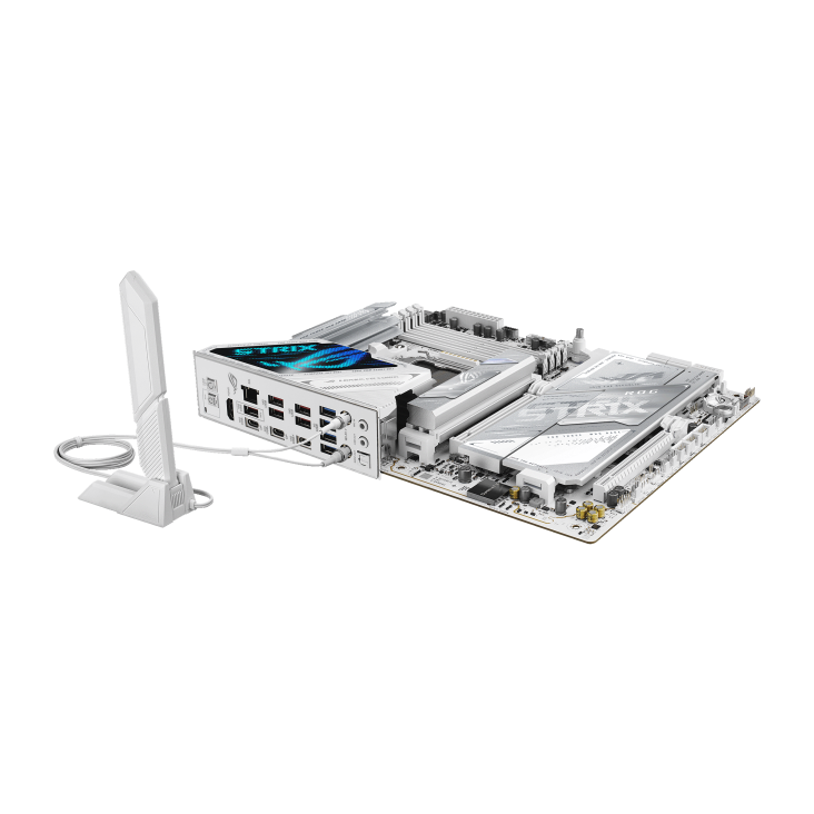 TSUKUMO_HONTEN's tweet photo. 【本店BF】
CPUとマザーボードの、高性能な2点構成
こちらご紹介です

🟠AMD Ryzen 9 9950X3D2
🦉ASUS ROG STRIX X870E-A GAMING WIFI7 NEO

最大5.6GHz、16コア搭載
3D V-Cache備えたCPU

高速5GbE有線&amp;Wi-Fi7無線LAN
USB4(40Gbps)Type-C完備ATXマザー
ホワイトカラーも魅力です

合計 税込266,280円 https://t.co/ckxBfideZR