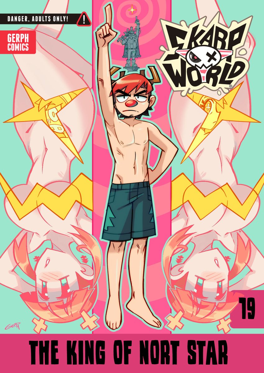 gerph_art's tweet photo. Skarp World #19 is donde 🤓👌
Some supporters can read it now in my fanbox, SS, etc... Enjoy. 
I wish I can share more, but spoilers... spoilers... https://t.co/fS6o5A8gqq