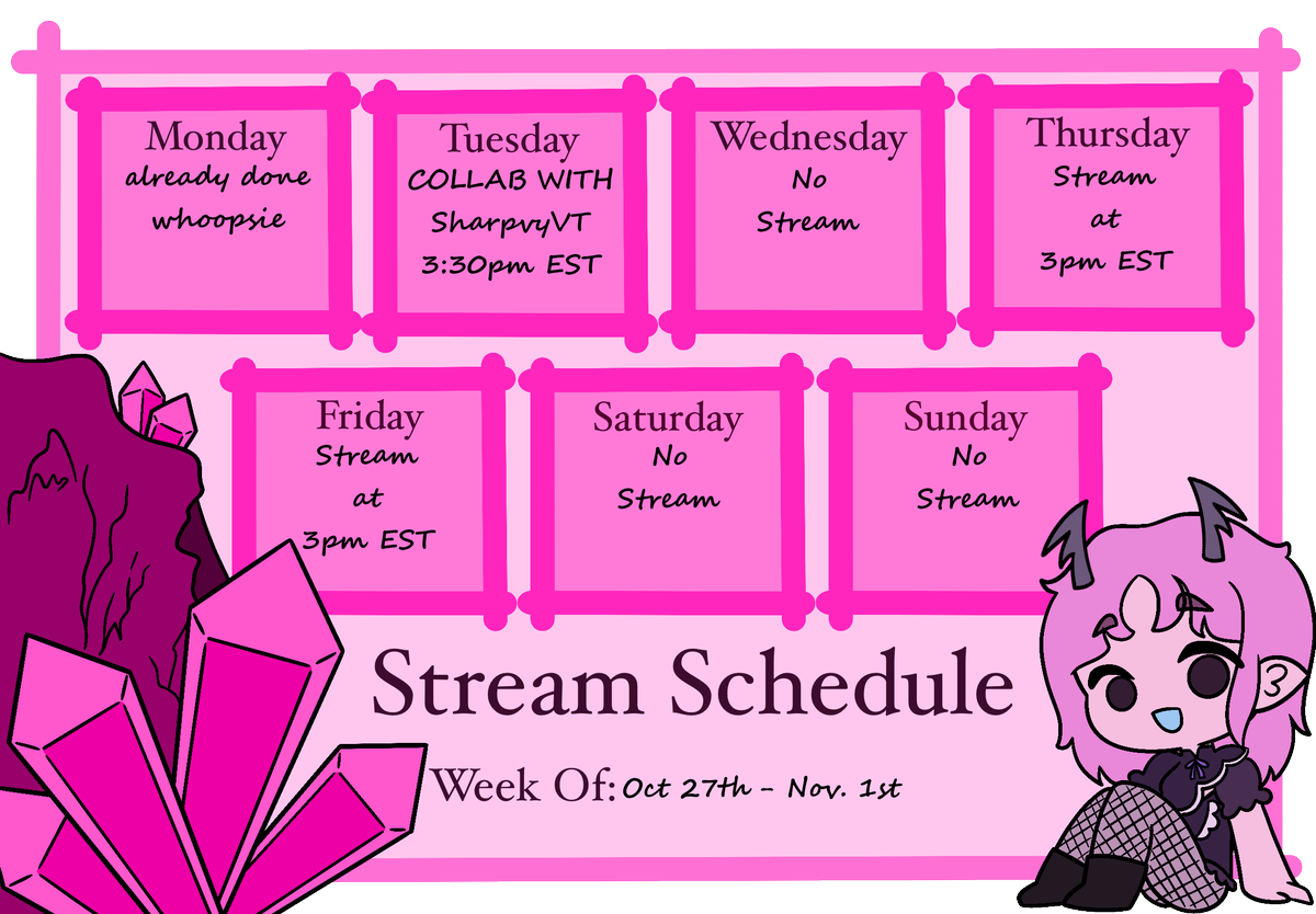 blunocturne's tweet photo. TOTALLY ON TIME SCHEDULE https://t.co/r82Loy2VUo