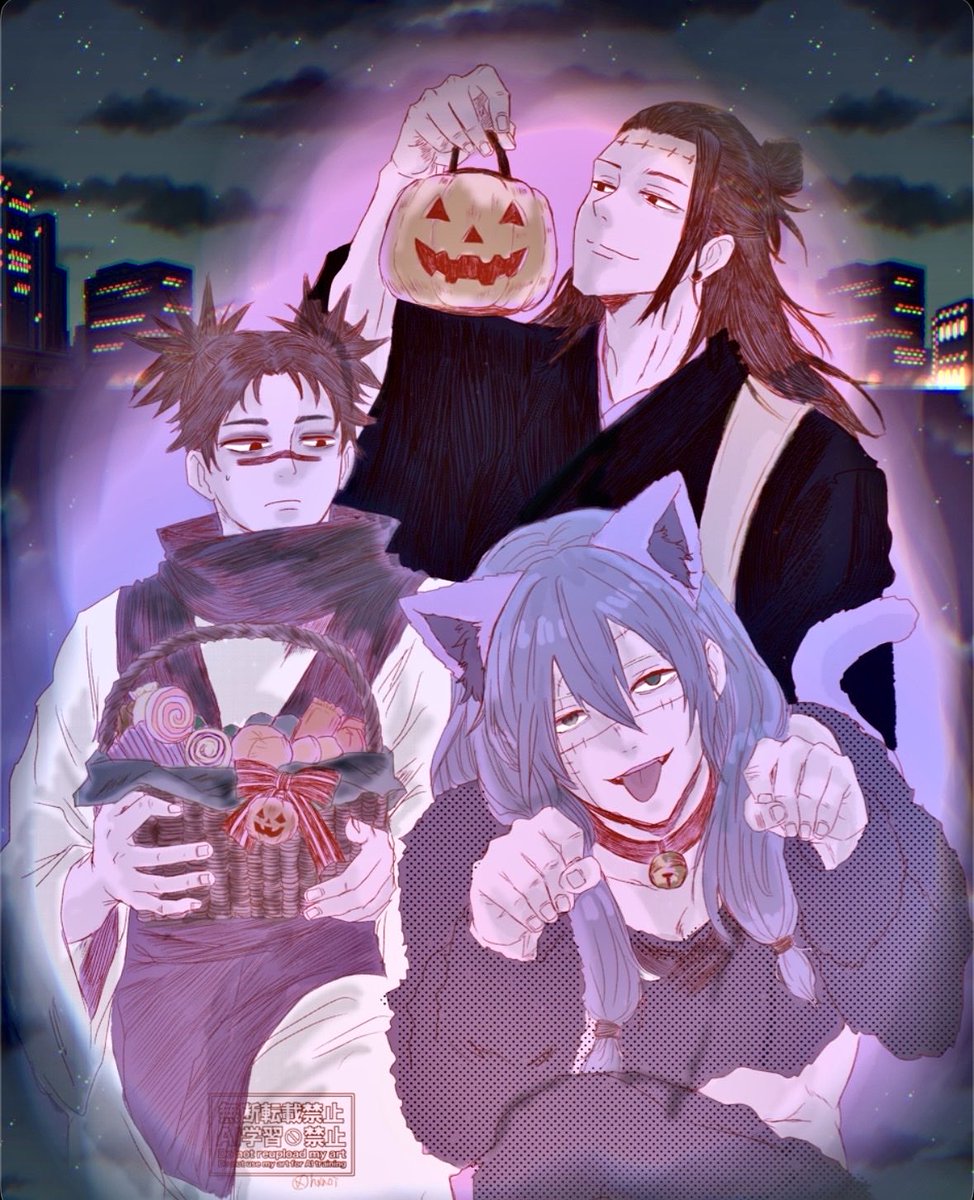 hanoi__hanoi's tweet photo. ハロウィン絵🎃呪いサー
🧠🐰🩸 https://t.co/ZFWUpZqN2l