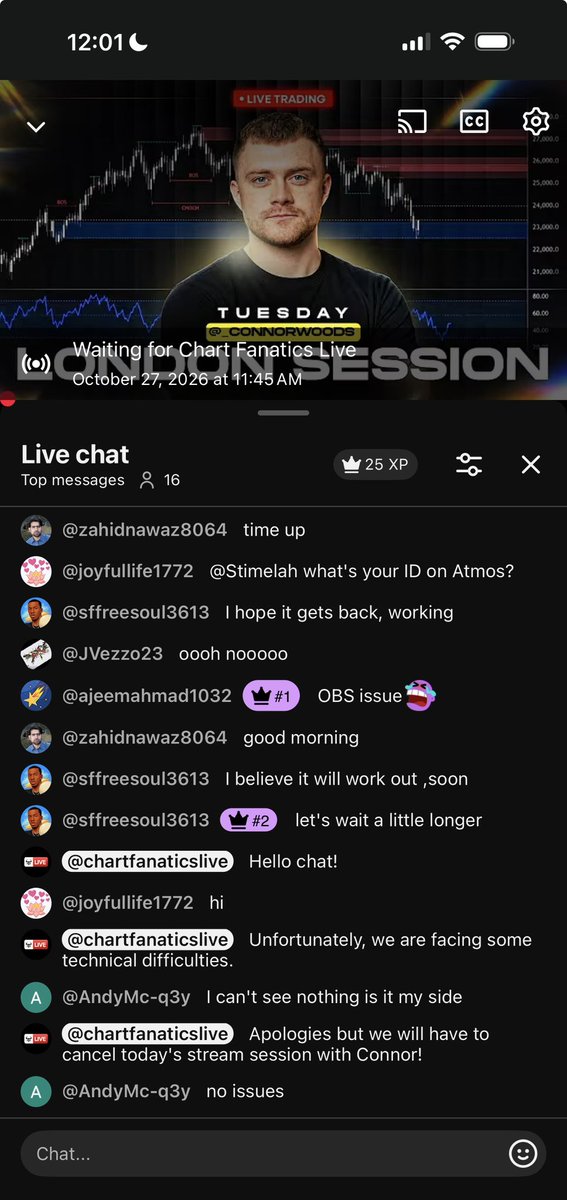 cwoodstrading's tweet photo. Guys really sorry the producers OBS is down so he couldn’t get me live. So they had to cancel the stream today. Really sorry nothing I could do. I will post my written analysis in the telegram and discord channel which I planned to speak about https://t.co/0KO5ZSWd7v