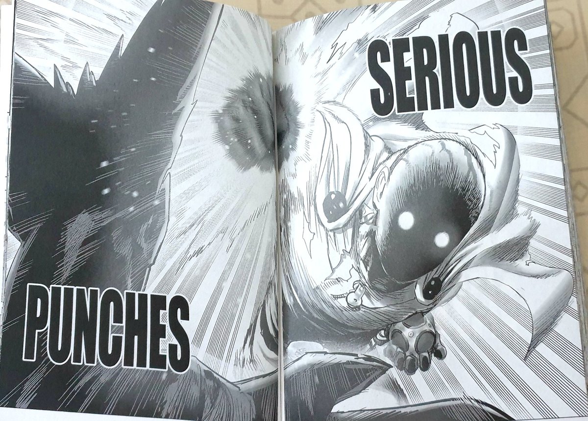 BaldWonderOPM's tweet photo. You can really tell how much Genos means to Saitama🤖👨‍🦲

I LOVE this moment so much, I’ve waited years to see Saitama have moments like this https://t.co/58JF9U2bll