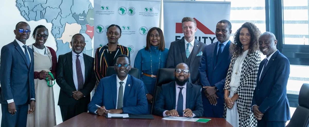 AfDB_Group's tweet photo. The @AfDB_Group and @KeEquityBank have signed a $60 million Trade Finance Guarantee Facility to help SMEs and local corporates access financing, expand trade and compete across African and global markets.

➡️ https://t.co/PHHEmGApob https://t.co/1pjubhek7H
