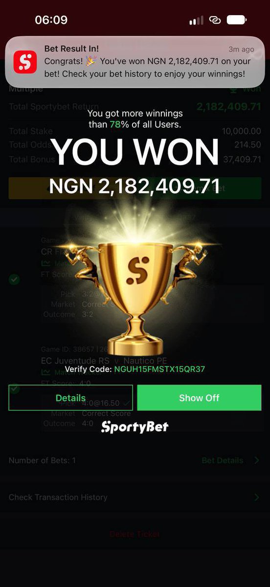 mrgoodsource's tweet photo. Boom 💥 🏆🏆🏆 https://t.co/OXni172rCS