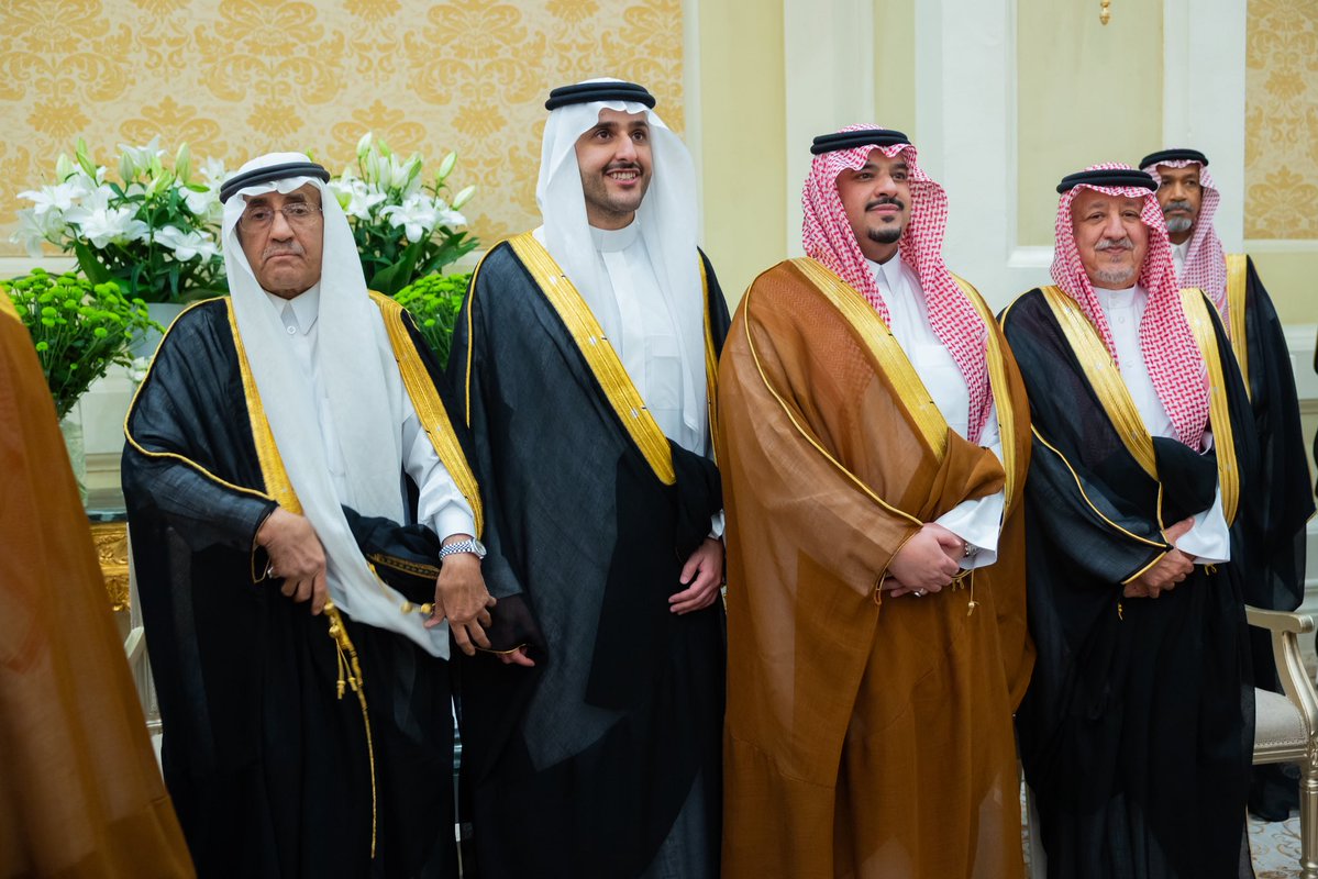 alsaud1ksa's tweet photo. صور من حفل زواج صاحب السمو الأمير 
محمد بن عبدالعزيز بن عبدالله بن جلوي آل سعود
من كريمة صاحب السمو الأمير
عبدالعزيز بن محمد بن سعود بن ناصر
 بن فرحان آل سعود بحضور أصحاب 
السمو الأمراء والمدعوين ..

https://t.co/GPnYBGVkGf https://t.co/NrklCuBH8p