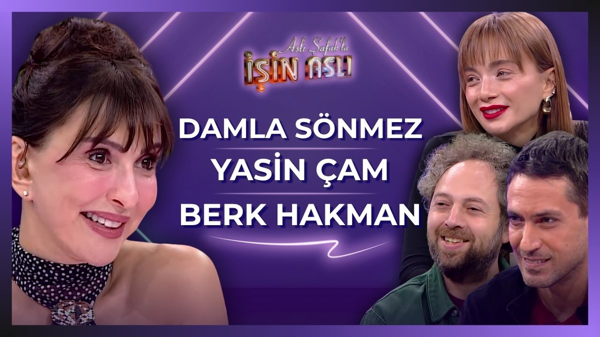 BHTShows's tweet photo. 📍Aslı Şafak'la İşin Aslı - Damla Sönmez &amp; Yasin Çam &amp; Berk Hakman | 26 Ekim 2026

▶️ https://t.co/Jbmrvsc6By https://t.co/SdA3SrmybY