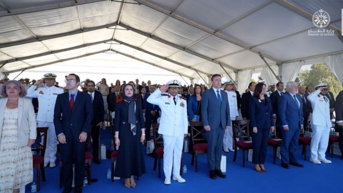 alekhbariyaEN's tweet photo. The Royal Saudi Naval Forces Launch HMS NEOM, the Second Vessel of Phase II of the #Sarawat_Project, at Navantia’s Shipyard in Spain, Ahead of Systems Integration, Testing, and Sea Trials Before Entering Operational Service
#AlEkhbariyaEN https://t.co/u1c6M9XPF5