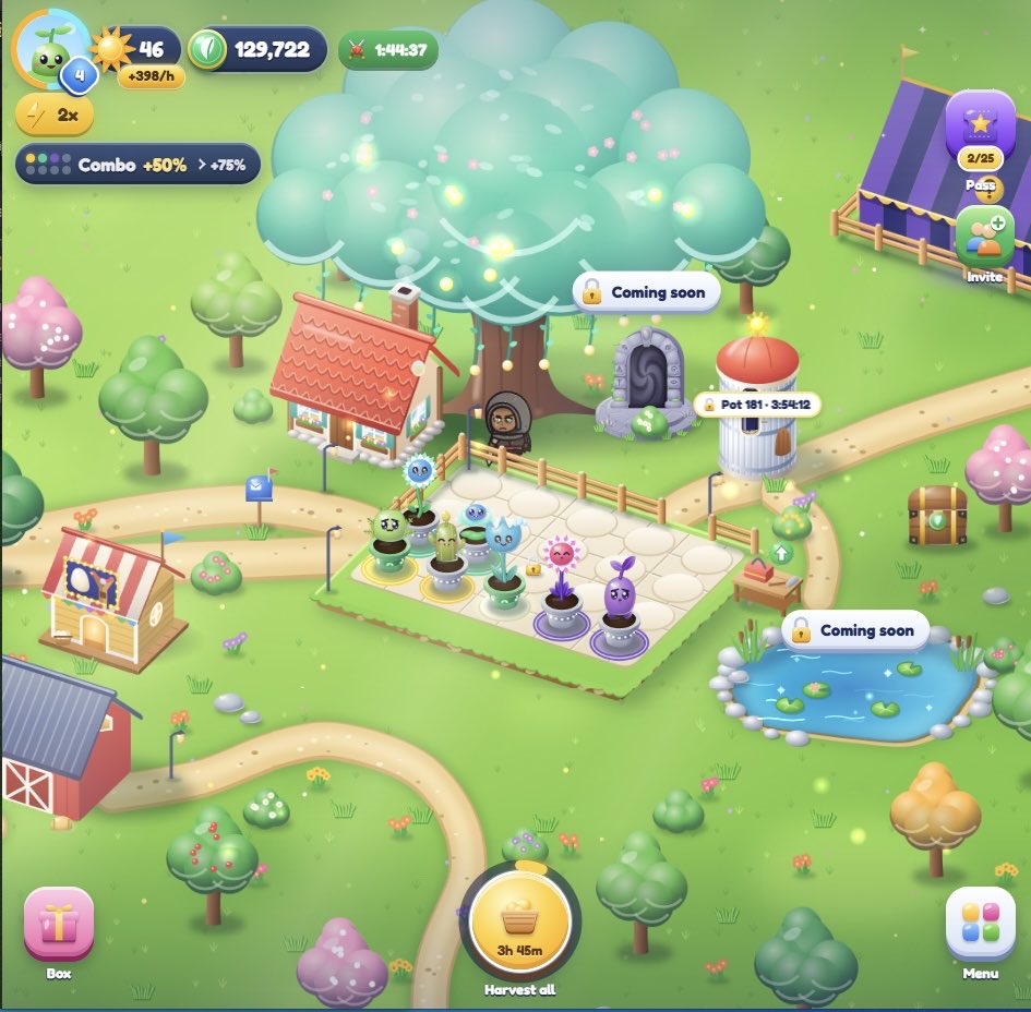 gaten_ouran's tweet photo. 🪴 SolRanch🪴
ソルランチー‼️ゲームはこちらから💁
https://t.co/5tScPQfVIJ
あと少しでレベル5に到達!!
家畜野郎や釣り堀やダンジョンが実装される前にレベル上げとかな!!
ゲームデザがかわいくて癒される✨
もちろんDYORで!!
いけいけらんちー!!
@SolRanch
#SolRanch
#Web3Gaming
#BCG https://t.co/XDpO1CzoCw
