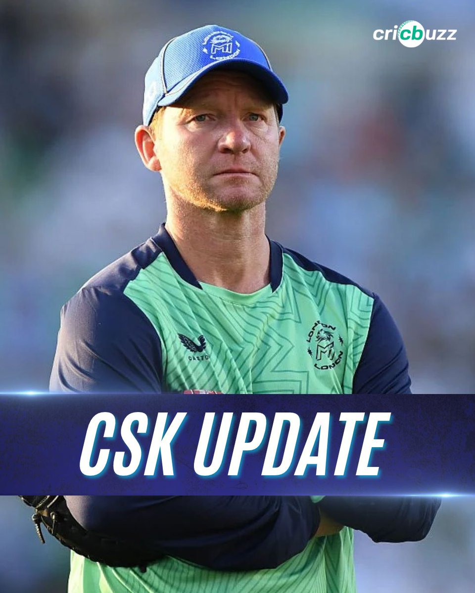cricbuzz's tweet photo. 🚨 Gareth Batty has been named CSK's assistant coach https://t.co/rK610OiZ3D