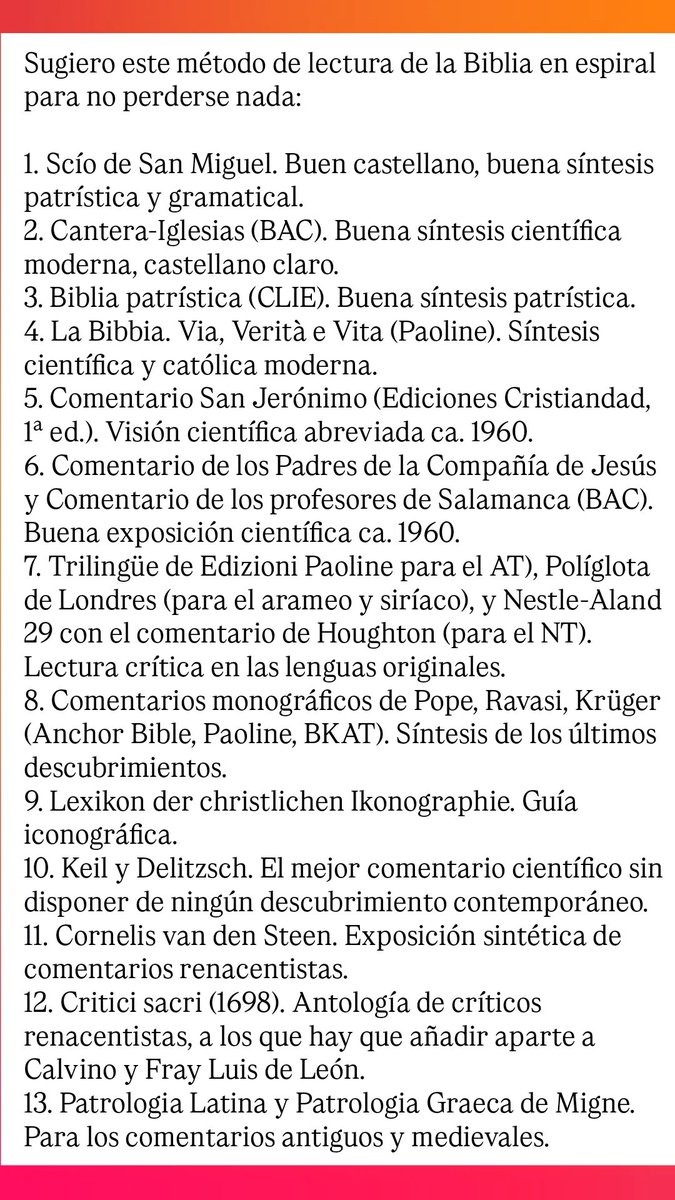 bellidomorillas's tweet photo. Cómo leer la Biblia. Y sí, no me parece necesario pasar por la de Jerusalén o Straubinger. https://t.co/j8gWrwRkJ7