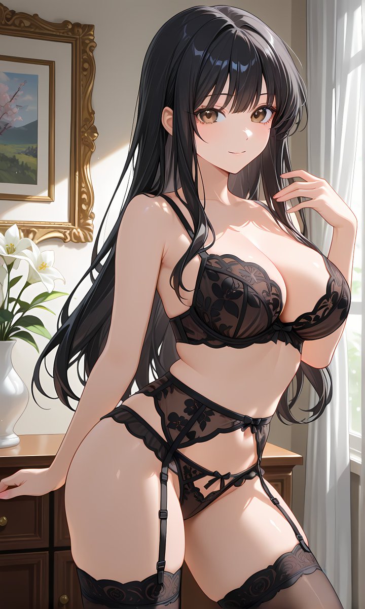 momoswimsuit's tweet photo. #AIイラスト
#オリジナルキャラ
#礼ちゃん
ランジェリー https://t.co/uMicJJJl9s
