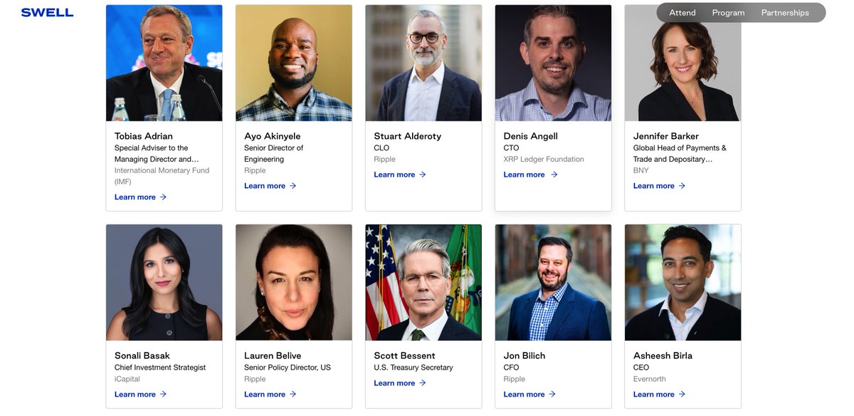 unknowDLT's tweet photo. Scott Bessent will be at Ripple Swell. 

The time has come. https://t.co/7t550dnQ56